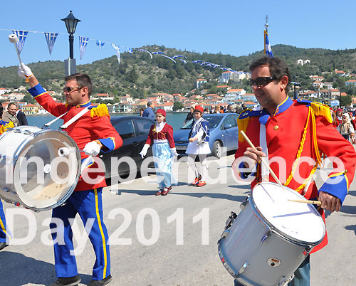 Independence Day parade in Stavros and Vathy ithaca greece 2011